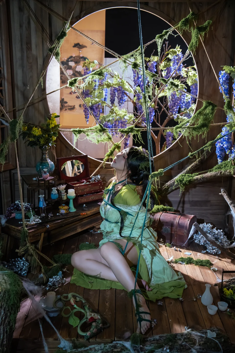 云溪溪 - &奶桃桃 苔缚 [93P,1V-3.38GB] tg@simisebaisi 【丝足阁】001.webp